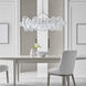 Julie Neill Talia LED 51 inch Burnished Silver Leaf Linear Chandelier Ceiling Light, Medium
